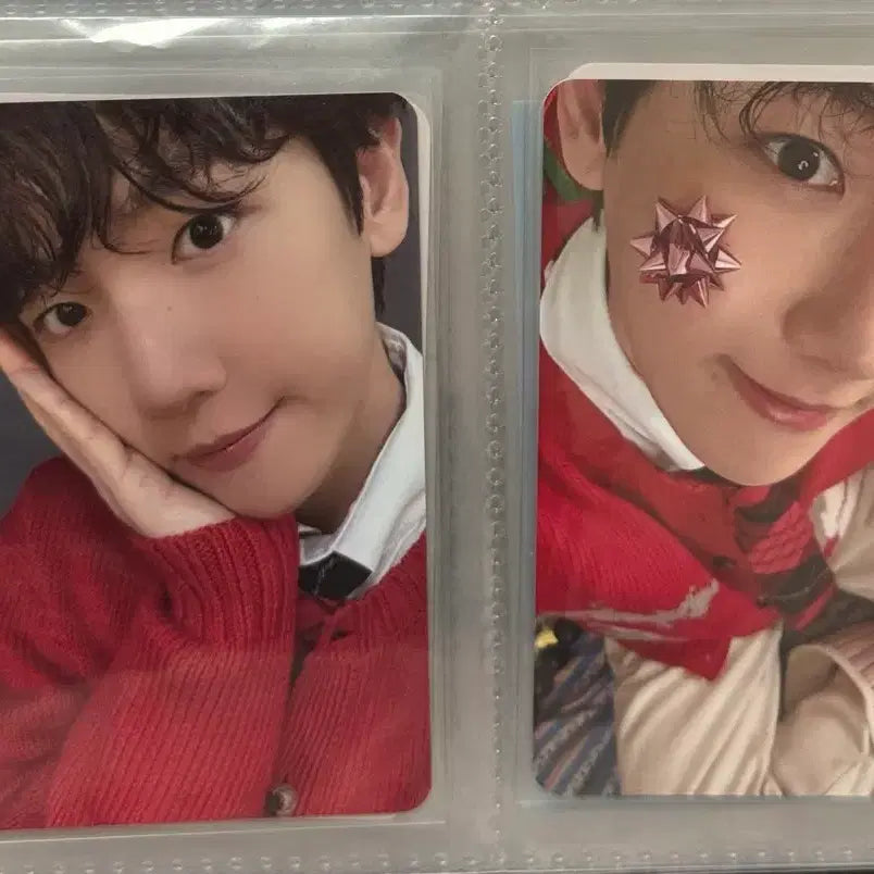 [BUNJANG] Baekhyun 2023 Christmas Fanmeeting Photocards Bundle Set / 백현 큥망진창 팬미팅 입장 포카 트레카 일괄