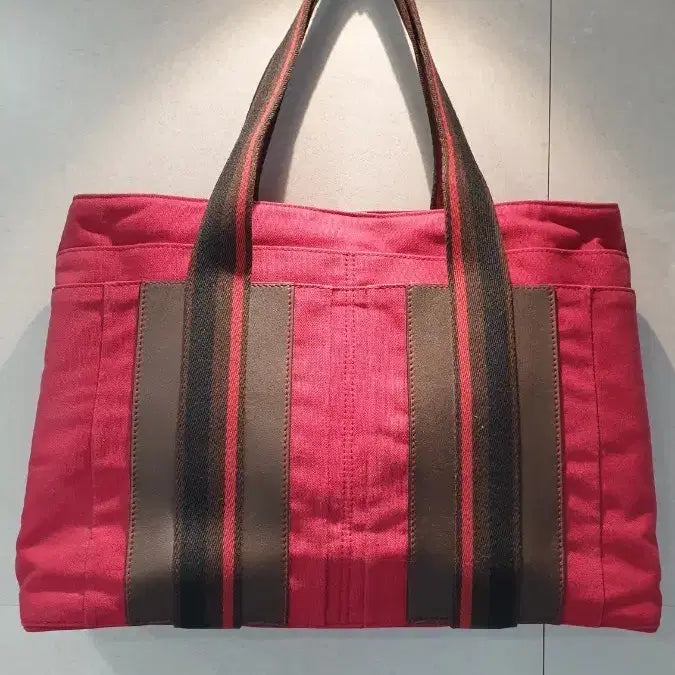 [BUNJANG] HERMES Furuto Horizon Troc Canvas Tote Bag PM / HERMES 에르메스 정품 후루토 호라이즌 트로카 캔버스 토트백 PM
