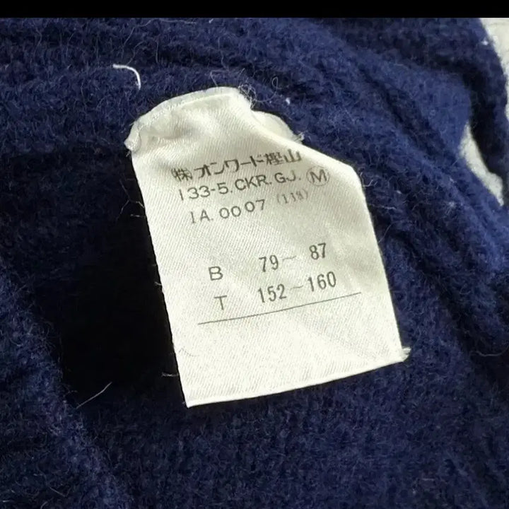 [BUNJANG] J.PRESS V-Neck Knit Cardigan M / 제이프레스 100울 브이넥 니트 가디건 m