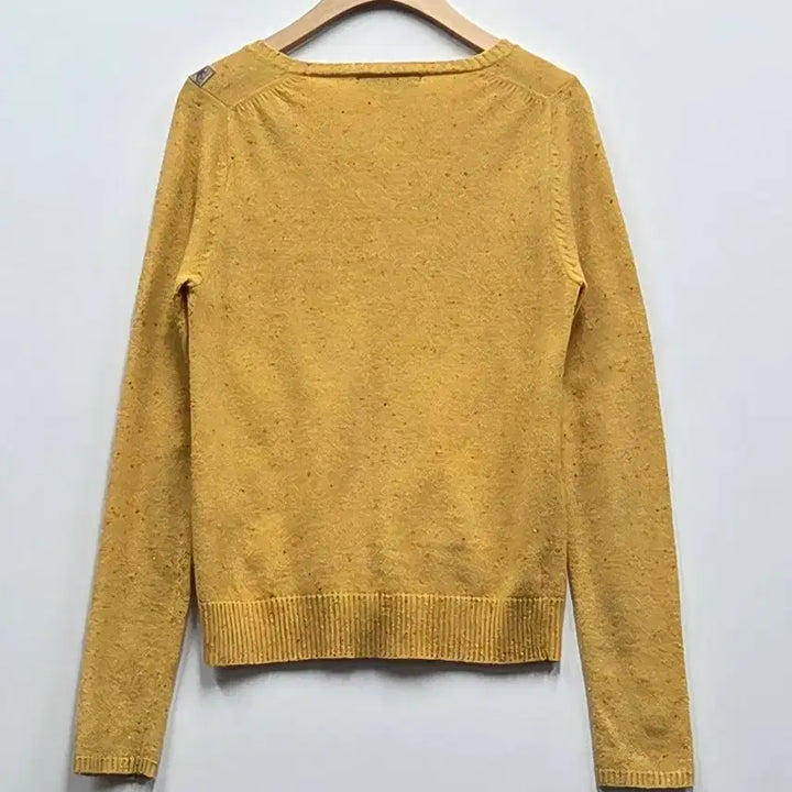 [BUNJANG] Thursday Island Yellow Floral Embroidery Cardigan (S) / Thursday Island 노란색 꽃자수 가디건 S