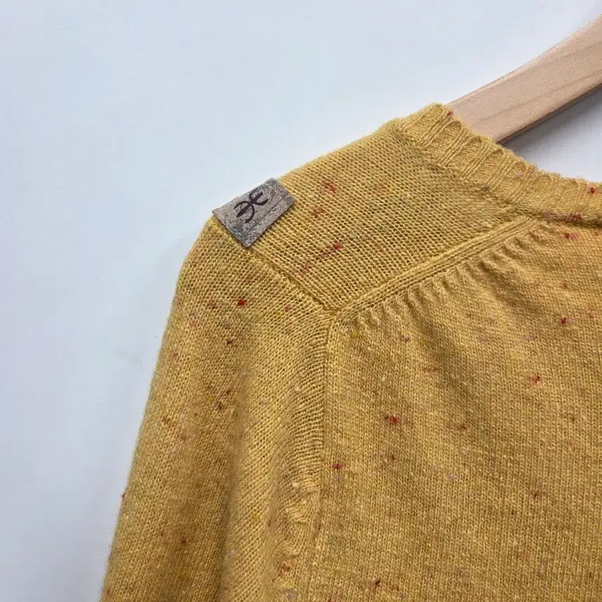 [BUNJANG] Thursday Island Yellow Floral Embroidery Cardigan (S) / Thursday Island 노란색 꽃자수 가디건 S