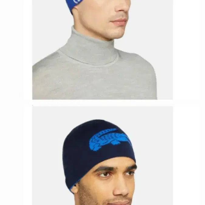 [BUNJANG] Lacoste Beanie & Scarf / 새상품)라코스테 비니&머플러