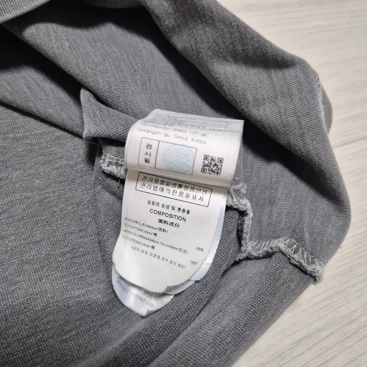 [SOLD OUT] (정품) 우영미 25SS 그레이 플라워 반팔 티셔츠 48