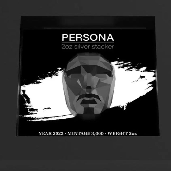 [BUNJANG] Anonymous Vendetta Black Mask 2oz Silver Coin / 어나니머스 Vendetta 가면 블랙 2온스 은화