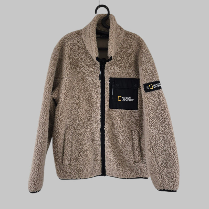 [BUNJANG] National Geographic Fleece Jacket / [100~105]내셔널지오그래픽 플리스자켓 뽀글이