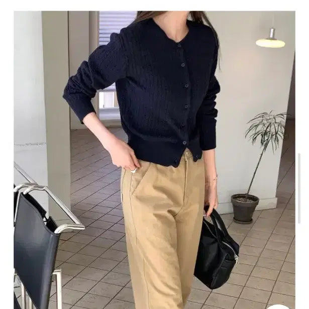 [BUNJANG] Likement Morph Label Cotton Chino Pants (Short/M) / 라이크유 [LIKEMENT] 모프 라벨 코튼 치노 팬츠