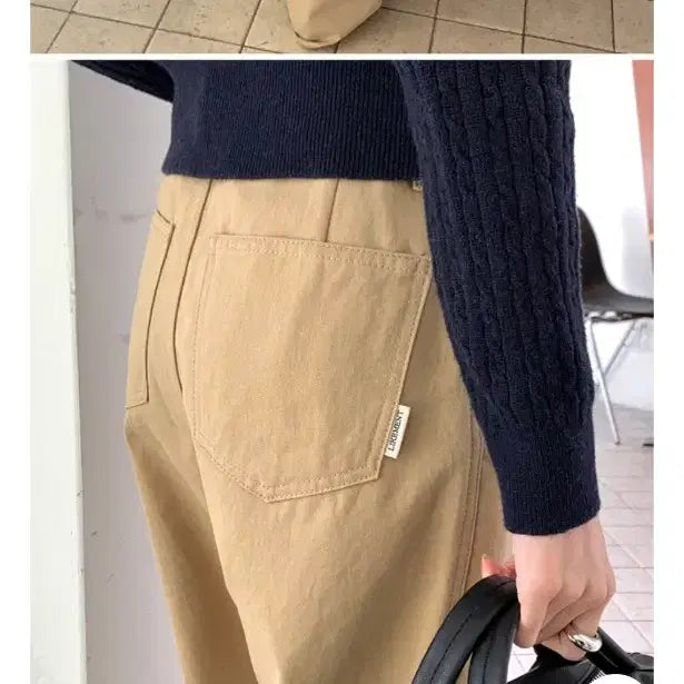 [BUNJANG] Likement Morph Label Cotton Chino Pants (Short/M) / 라이크유 [LIKEMENT] 모프 라벨 코튼 치노 팬츠
