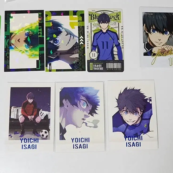 [BUNJANG] Blue Lock Isagi Original Illustration Photocard Bundle Set / 블루록 이사기 원화 포카 파샤 폴라