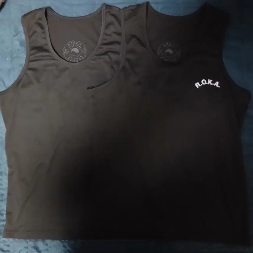 [BUNJANG] ROKA Black Sleeveless Tank Top 2XL / ROKA 검정색 민소매 나시 2XL