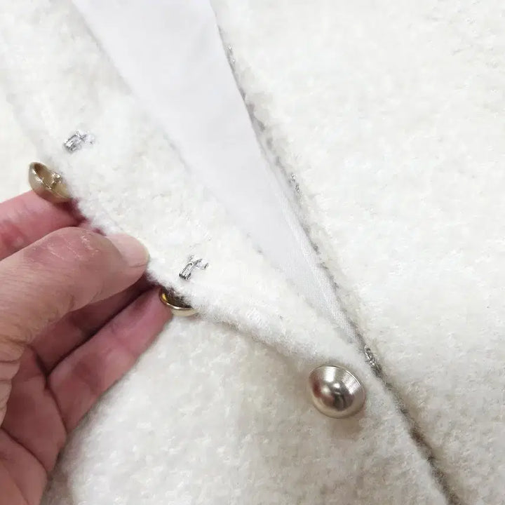 [BUNJANG] RENE J BOBO Tweed Wool Cropped Jacket (55-66) / 르네제이(RENE J) BOBO 부클 크롭 트위드 울자켓 55-66