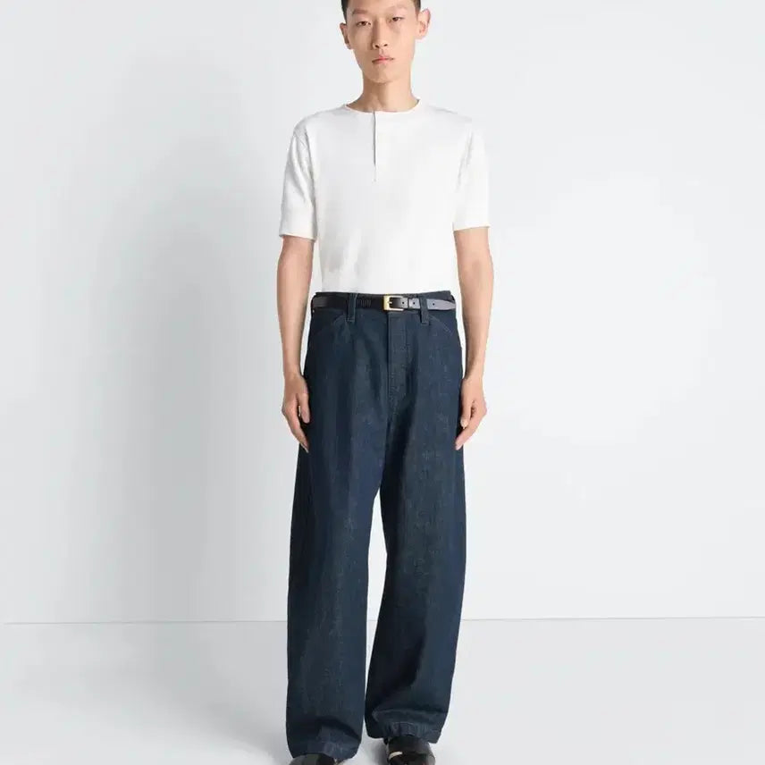 [BUNJANG] Lemaire RIB Henley Top - Milk / (새상품)[L] 르메르 26ss RIB HENLEY 헨리 탑/밀크