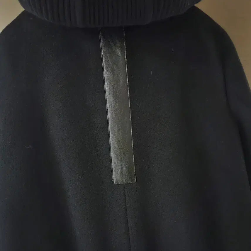 [BUNJANG] Dark Navy Hooded Wool Coat (Size 55) / 여성 다크네이비 후드 울코트(55싸이즈)
