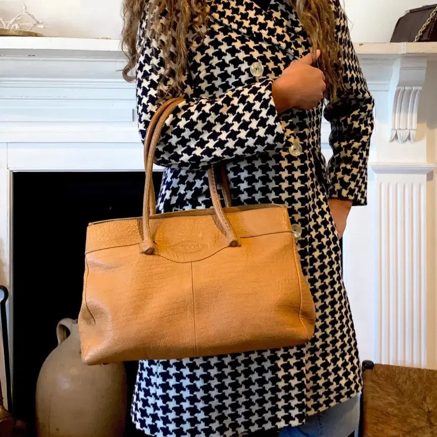 [BUNJANG] Tods Mocha Shoulder &amp; Tote Bag Burgundy / 토즈 tods 모카치노 숄더 및 토트백 버건디 색상