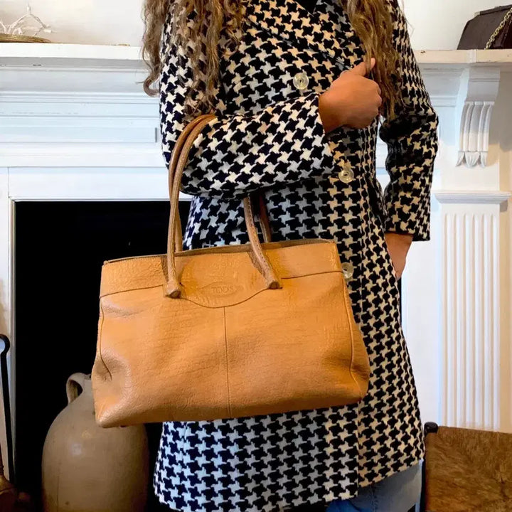 [BUNJANG] Tods Mocha Shoulder &amp; Tote Bag Burgundy / 토즈 tods 모카치노 숄더 및 토트백 버건디 색상