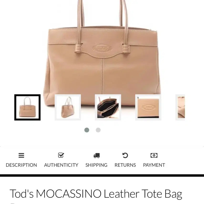 [BUNJANG] Tods Mocha Shoulder &amp; Tote Bag Burgundy / 토즈 tods 모카치노 숄더 및 토트백 버건디 색상