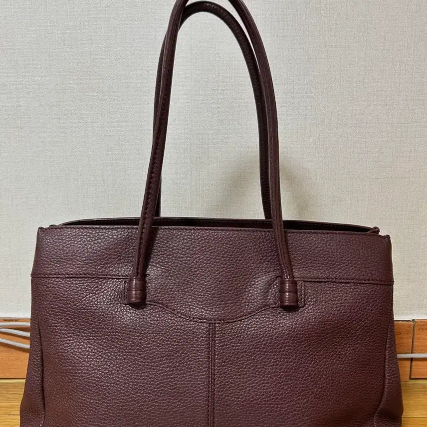 [BUNJANG] Tods Mocha Shoulder &amp; Tote Bag Burgundy / 토즈 tods 모카치노 숄더 및 토트백 버건디 색상