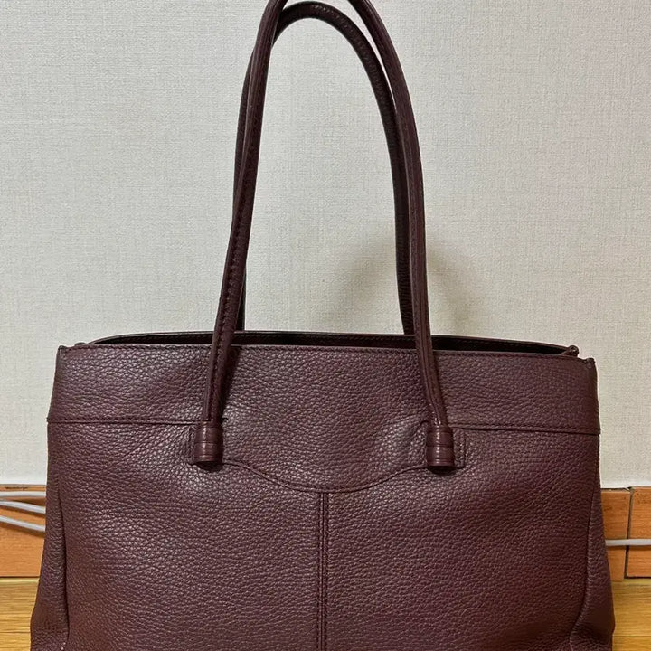 [BUNJANG] Tods Mocha Shoulder &amp; Tote Bag Burgundy / 토즈 tods 모카치노 숄더 및 토트백 버건디 색상