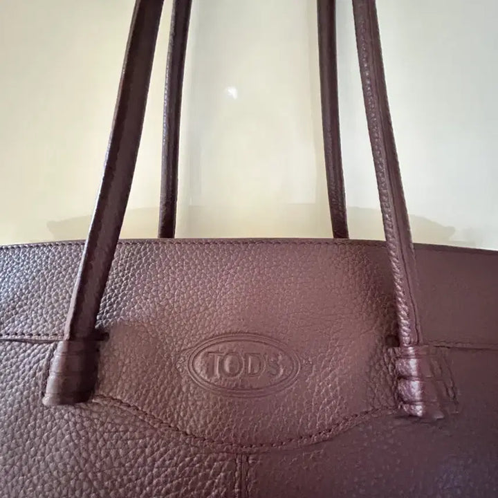 [BUNJANG] Tods Mocha Shoulder &amp; Tote Bag Burgundy / 토즈 tods 모카치노 숄더 및 토트백 버건디 색상