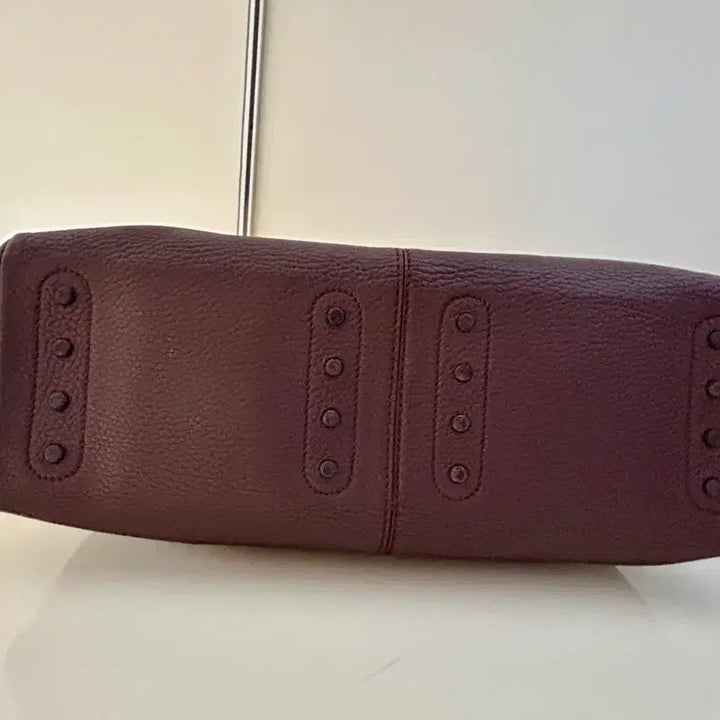 [BUNJANG] Tods Mocha Shoulder &amp; Tote Bag Burgundy / 토즈 tods 모카치노 숄더 및 토트백 버건디 색상