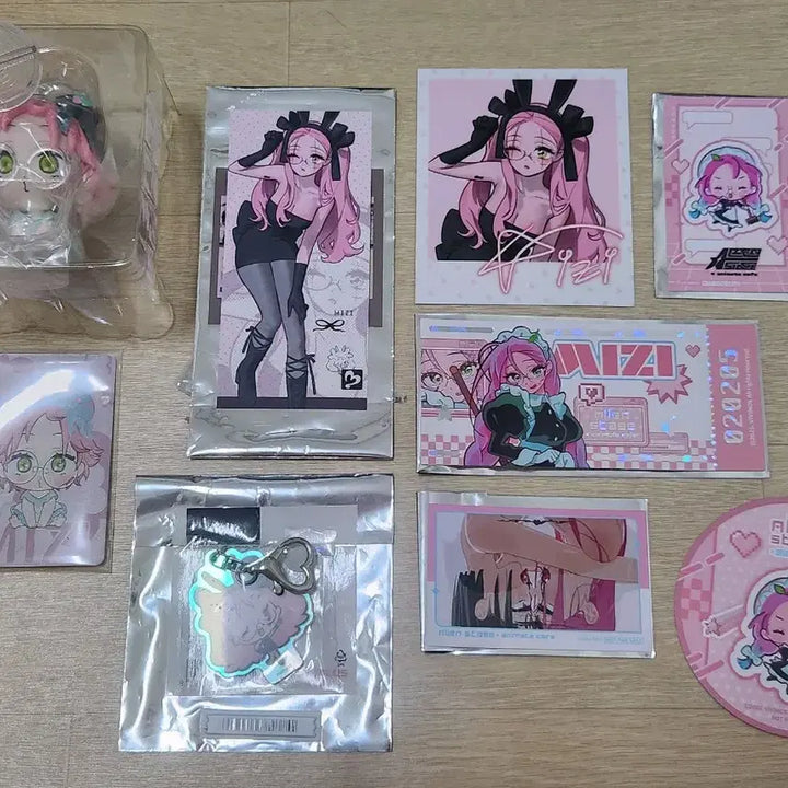 [BUNJANG] ATEEZ Mingi Baby Figure Ticket Keyring Bundle Set / 에이스테 미지 일괄 판매 베이비 피규어 티켓 키링