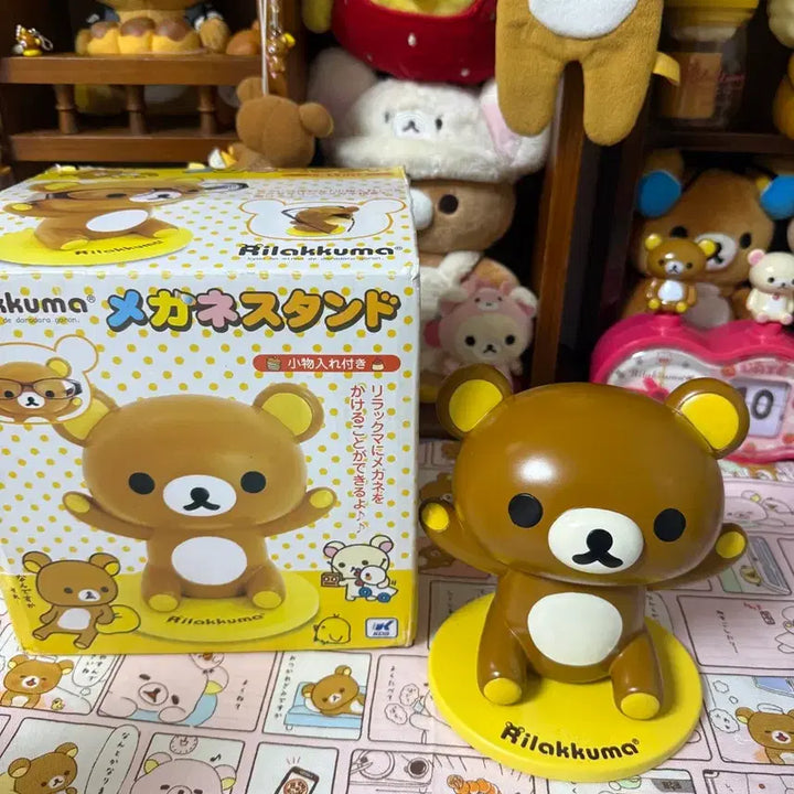 [BUNJANG] Rilakkuma Glasses Stand Full Set / 리락쿠마 안경스탠드 풀박스