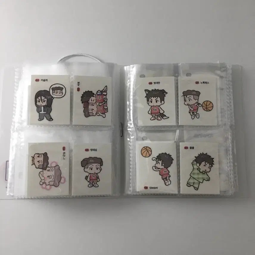 [BUNJANG] Slum Dunk Taesup and Daeman Tteokbokki Sticker Set / 태섭대만 원가양도 태대 띠부씰 미사용 슬램덩크