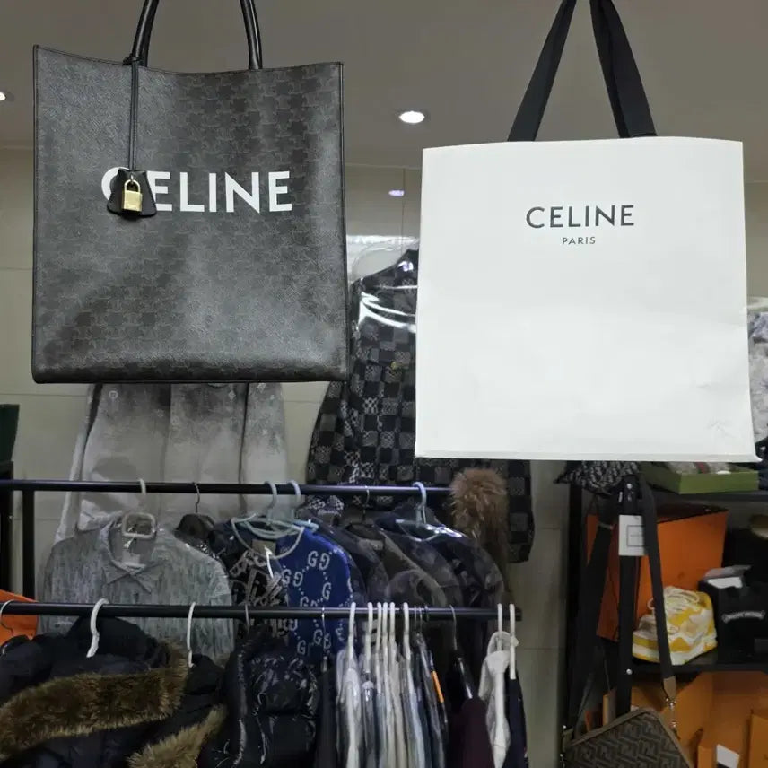[BUNJANG] Closet Celine Vertical Cabas Bag Large Tote / {클로젯}[L][이너백 구성]셀린느 버티컬 카바스백 라지 토트백