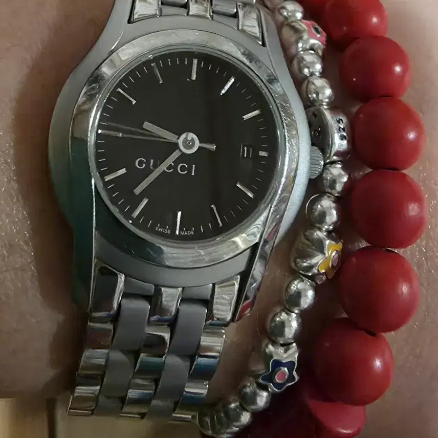 [BUNJANG] Gucci Silver Metal Women's Watch / 구찌 실버 메탈 여성 시계