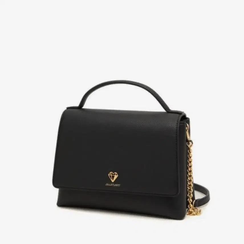 [BUNJANG] Jill Stuart Black Diamond Logo Crossbody Bag S / (실착 1회) 질스튜어트 블랙 다이아 로고 크로스백 S