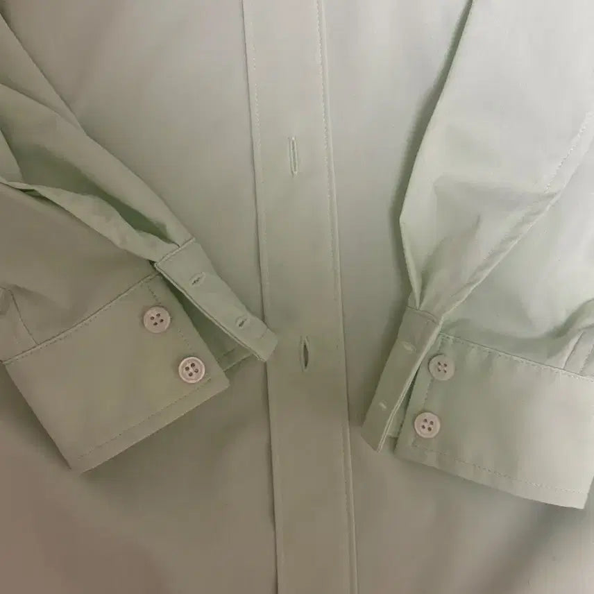 [BUNJANG] KUME Winkl Free Oversized Shirt Lime / KUME 쿠메 / 윙클 프리 오버핏 셔츠 / 라임