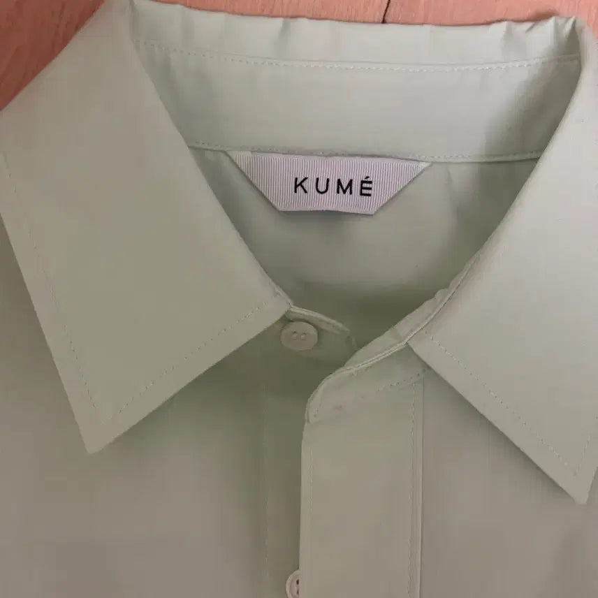 [BUNJANG] KUME Winkl Free Oversized Shirt Lime / KUME 쿠메 / 윙클 프리 오버핏 셔츠 / 라임