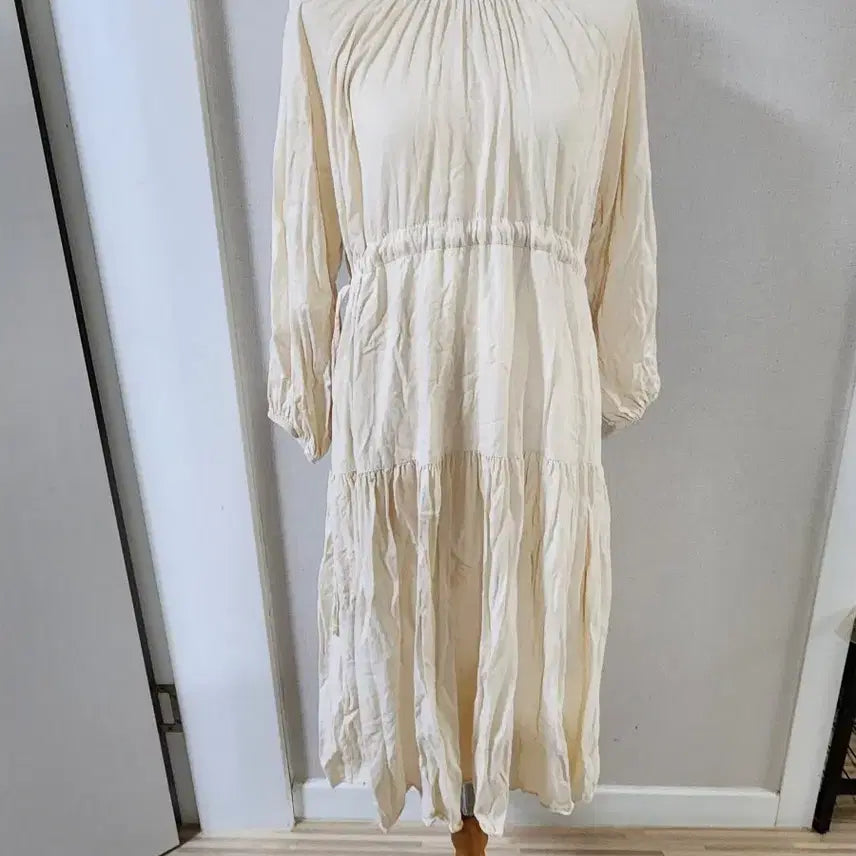 [BUNJANG] Roble Janishing String Long Dress Ivory / 로버블 제이니셔링 스트링  원피스 길이105