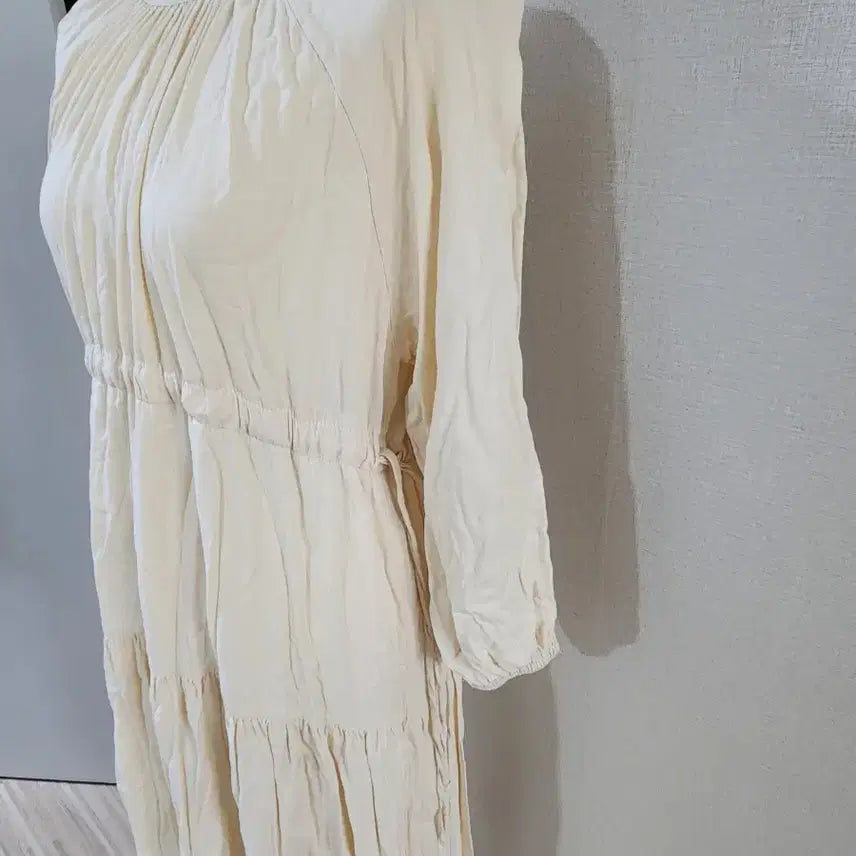 [BUNJANG] Roble Janishing String Long Dress Ivory / 로버블 제이니셔링 스트링  원피스 길이105