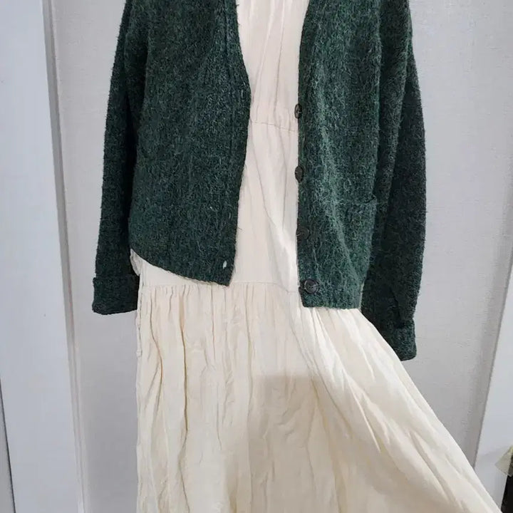 [BUNJANG] Rocket Punch Juri Shirring String Dress 105cm / 로버블 제이니셔링 스트링  원피스 길이105