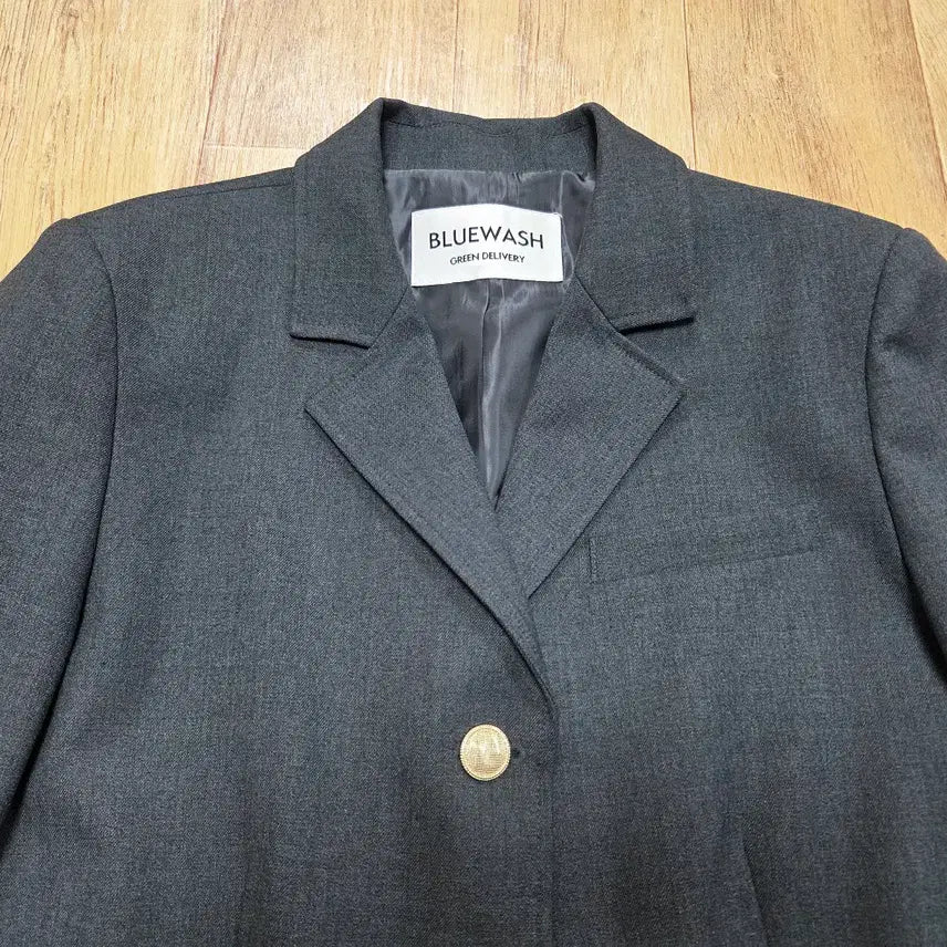 [BUNJANG] BLW Gold Button Classic Wool Jacket (Size 55-66) / 블루워시(BLW) 골드버튼 클래식 울자켓 55-66