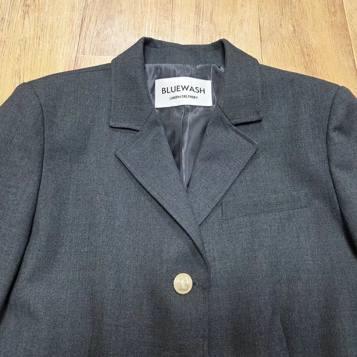 [BUNJANG] BLW Gold Button Classic Wool Jacket (Size 55-66) / 블루워시(BLW) 골드버튼 클래식 울자켓 55-66
