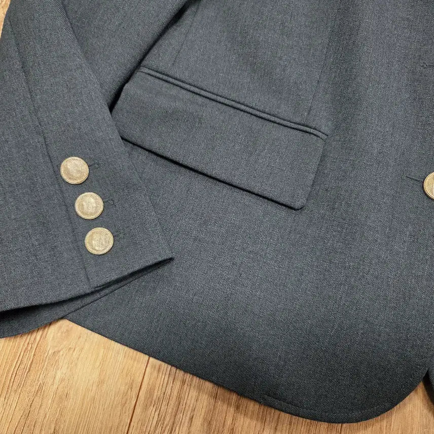 [BUNJANG] BLW Gold Button Classic Wool Jacket (Size 55-66) / 블루워시(BLW) 골드버튼 클래식 울자켓 55-66