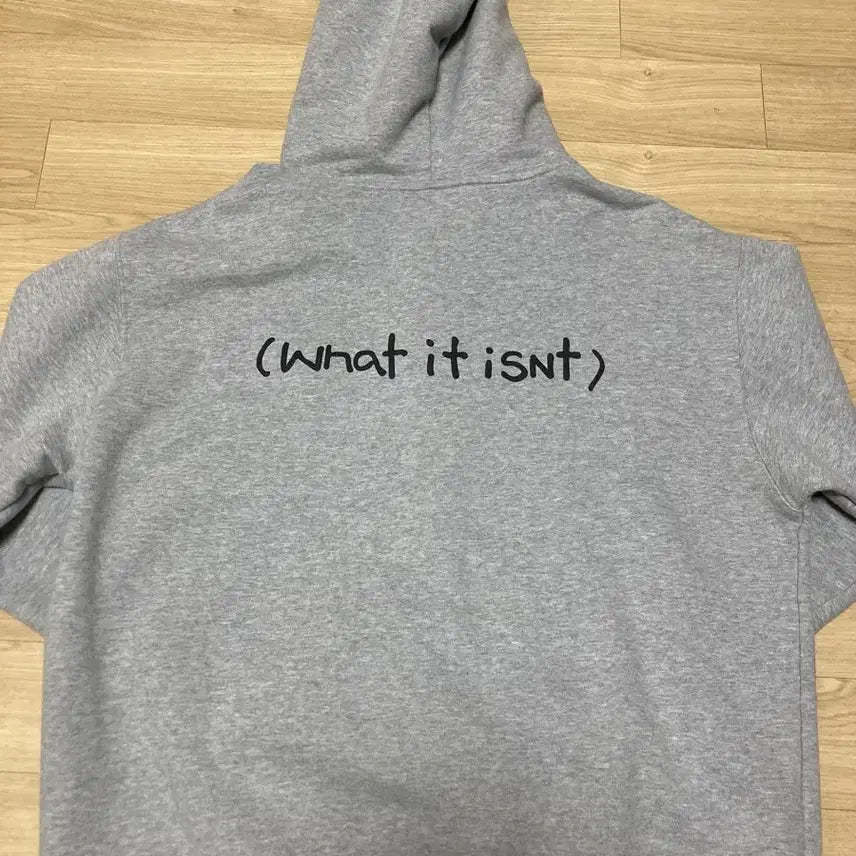 [BUNJANG] War It Is - Grey Hoodie Zip-up (L) / 와릿이즌 후드집업