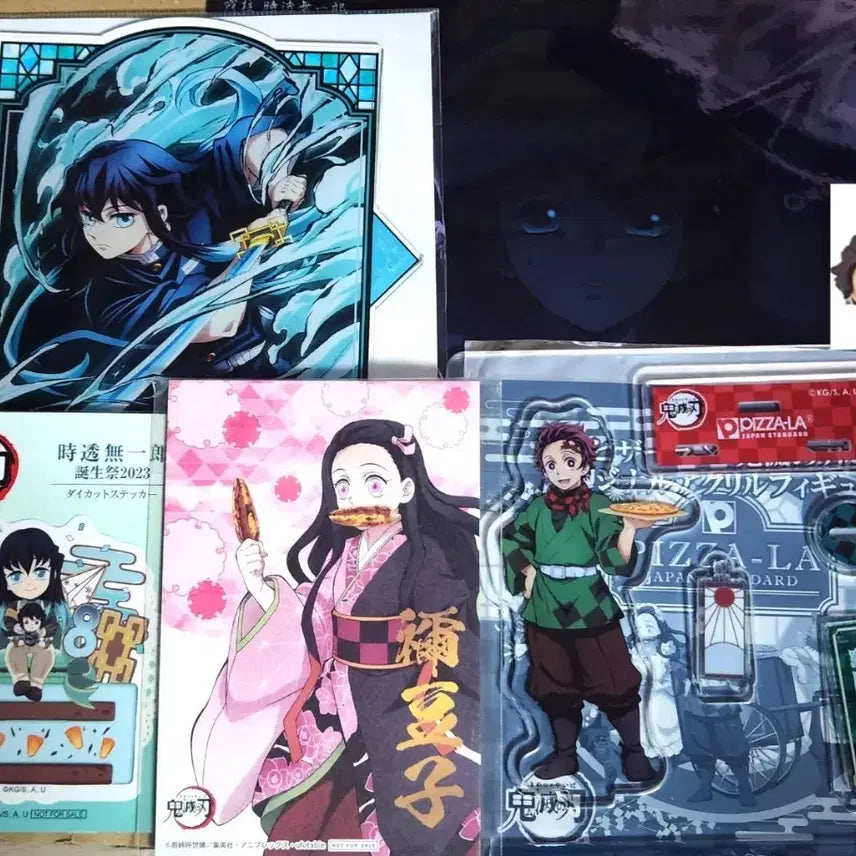 [BUNJANG] Demon Slayer Tanjiro Nezuko Muichiro Acrylic Set / [세트판매] 귀멸의 칼날 탄지로 네즈코 무이치로 전집중전 피자라 아크릴
