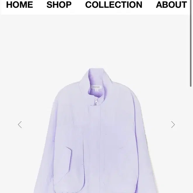 [BUNJANG] 999 Humanity In My Jacket Lavender Windbreaker / 2) 999휴머니티 인 마이 자켓 라벤더 바람막이 퍼플