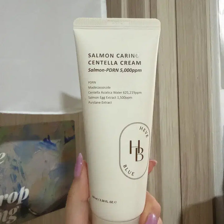 [BUNJANG] HEVE BLUE SALMON CENTELLA CREAM 100ml / 크림 100ml 미개봉 새것