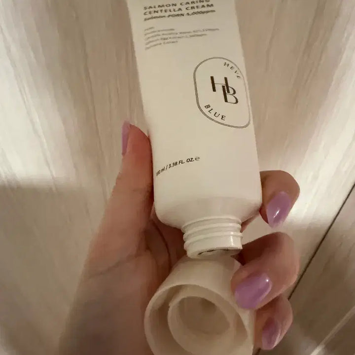 [BUNJANG] HEVE BLUE SALMON CENTELLA CREAM 100ml / 크림 100ml 미개봉 새것