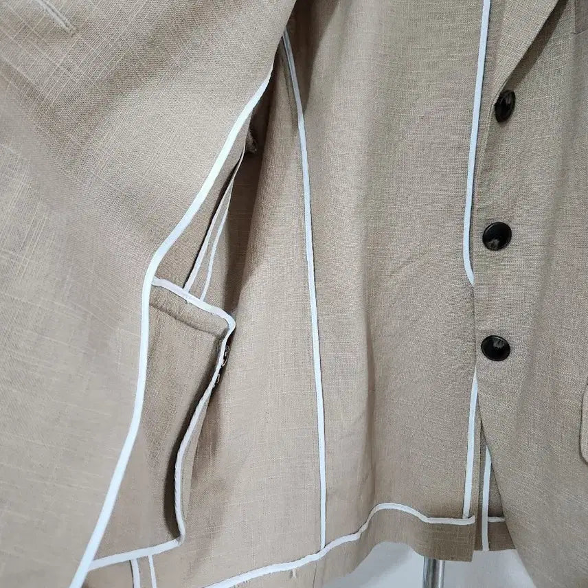 [BUNJANG] Linen Blazer / 헬더 베이지 린넨100 블레이저s 기장 76 팔길이 55 정도