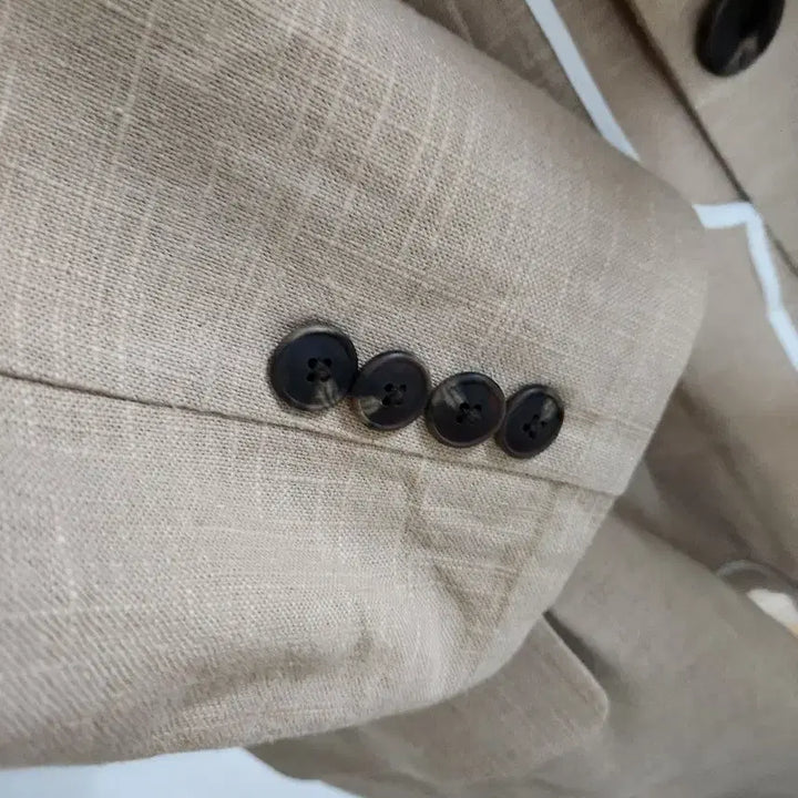 [BUNJANG] Linen Blazer / 헬더 베이지 린넨100 블레이저s 기장 76 팔길이 55 정도