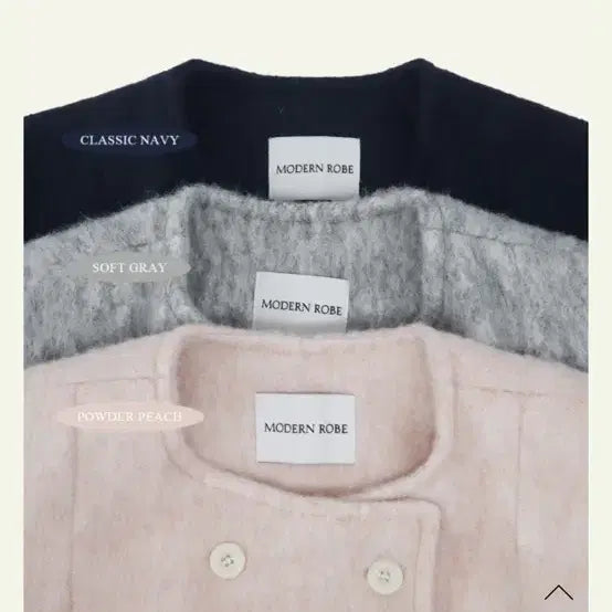 [BUNJANG] Modern Robe Navy Quilted Wool Jacket / 모던로브 제작 울자켓 네이비 누빔 새상품