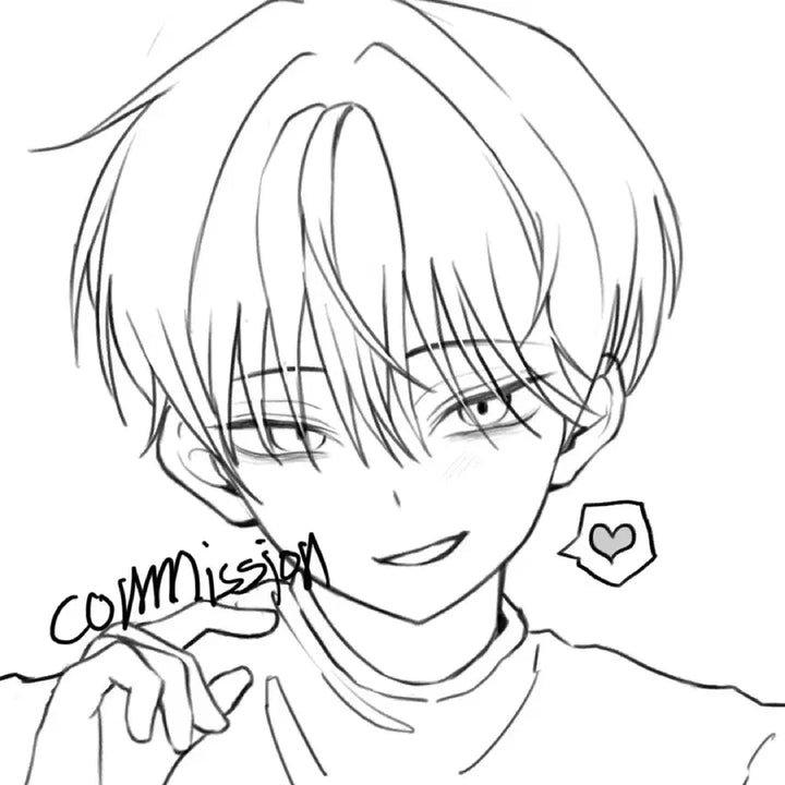 [BUNJANG] Head Sketch Commission / 낙퀄 두상커미션 슬롯 2개 빔