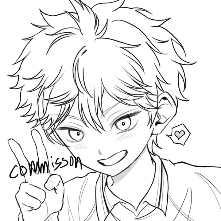 [BUNJANG] Head Sketch Commission / 낙퀄 두상커미션