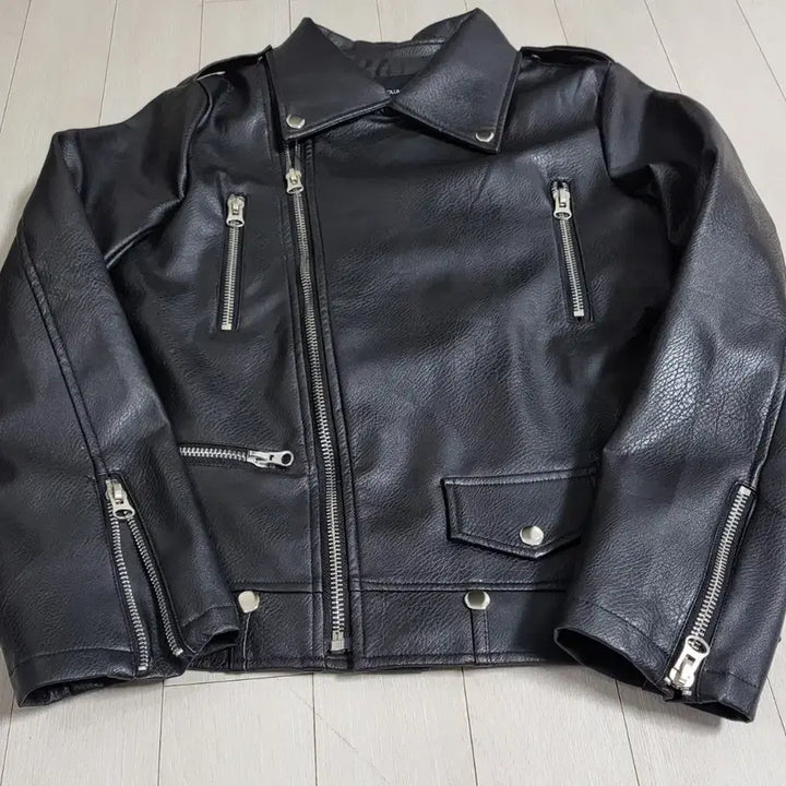 [BUNJANG] Volume Sound Leather Rider Jacket L / Volume Sound 레더 라이더 자켓 L 미사용