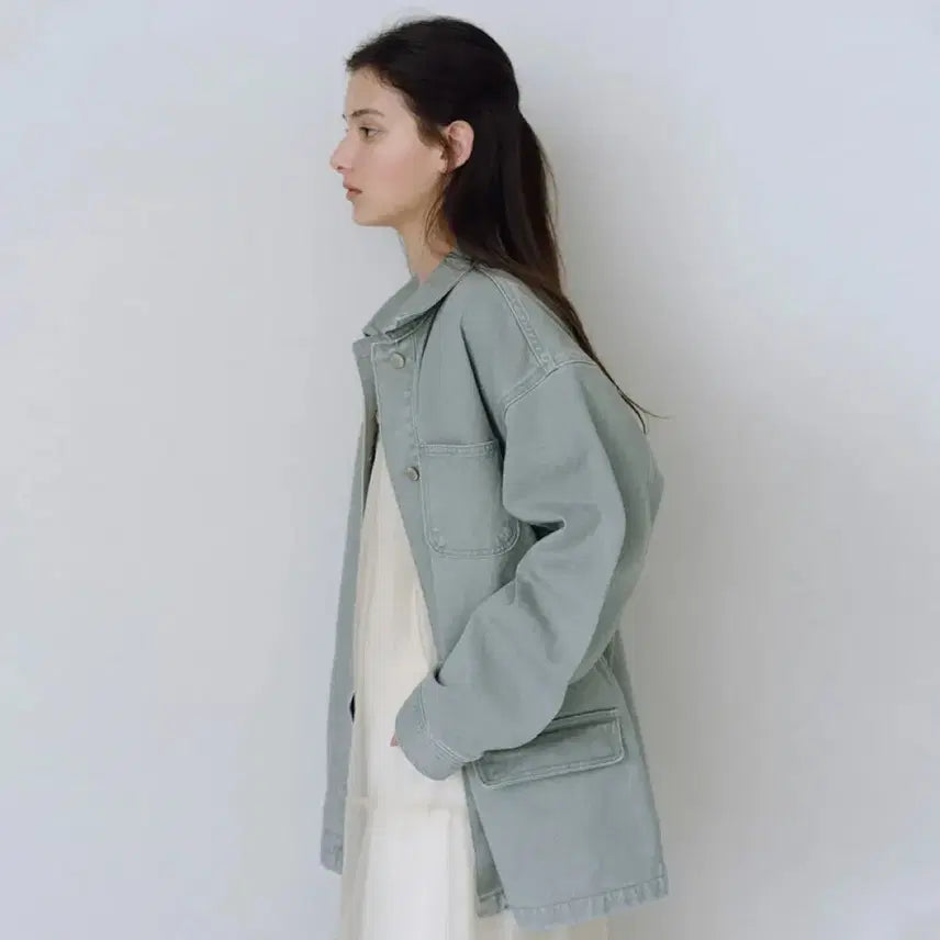 [BUNJANG] YooA Denim Work Jacket / 유라고 데님 워크자켓 새상품