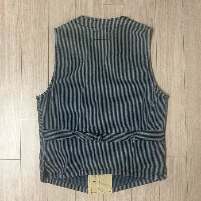 [BUNJANG] RRL Hickory Stripe Vest XS / 더블알엘 RRL  스트라이프 베스트 XS